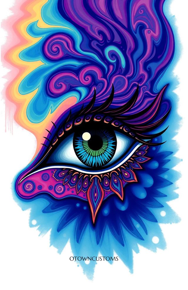 Psychedelic Eye Celestial