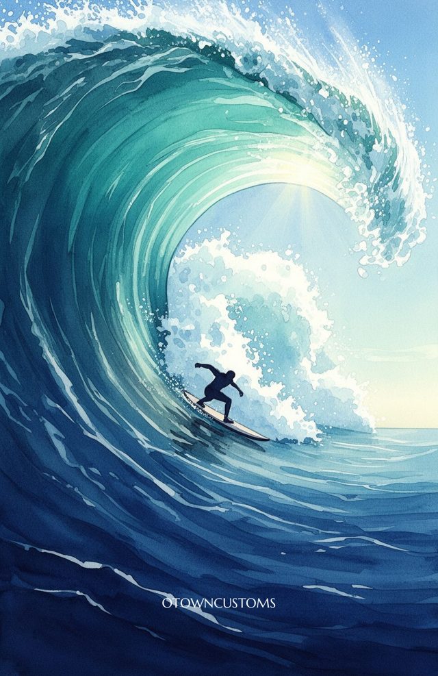 Watercolor Wave Inner Balance