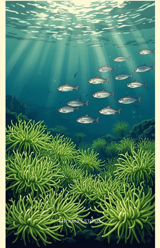 Underwater School Fish Ocean