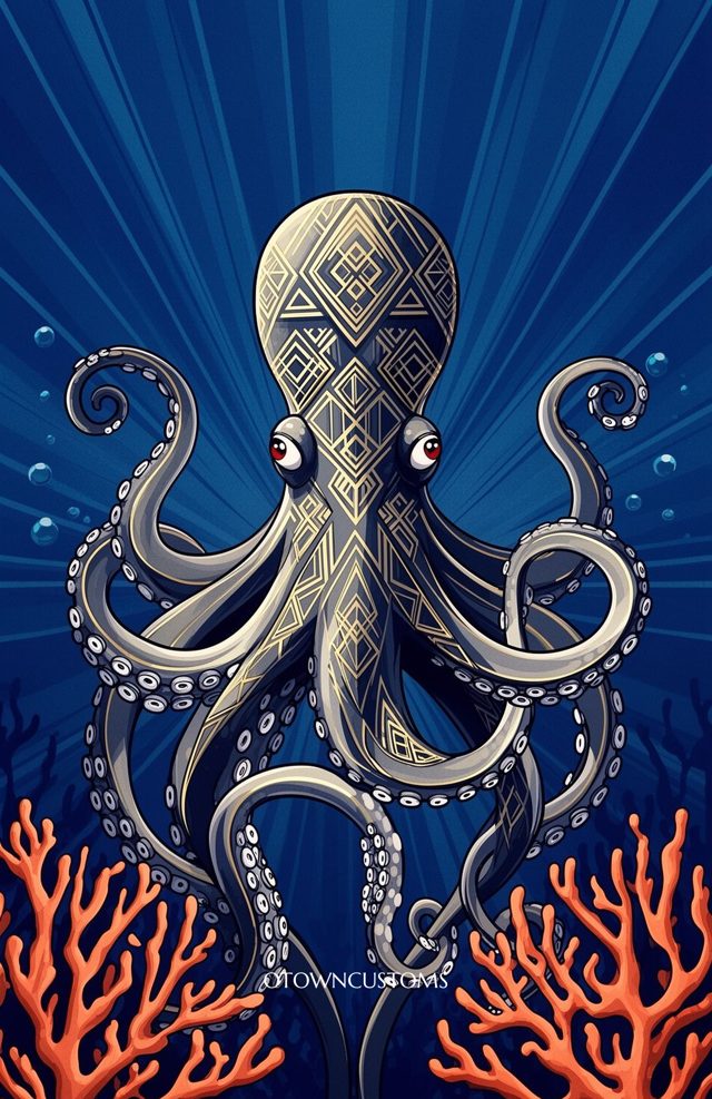 Art Deco Octopus