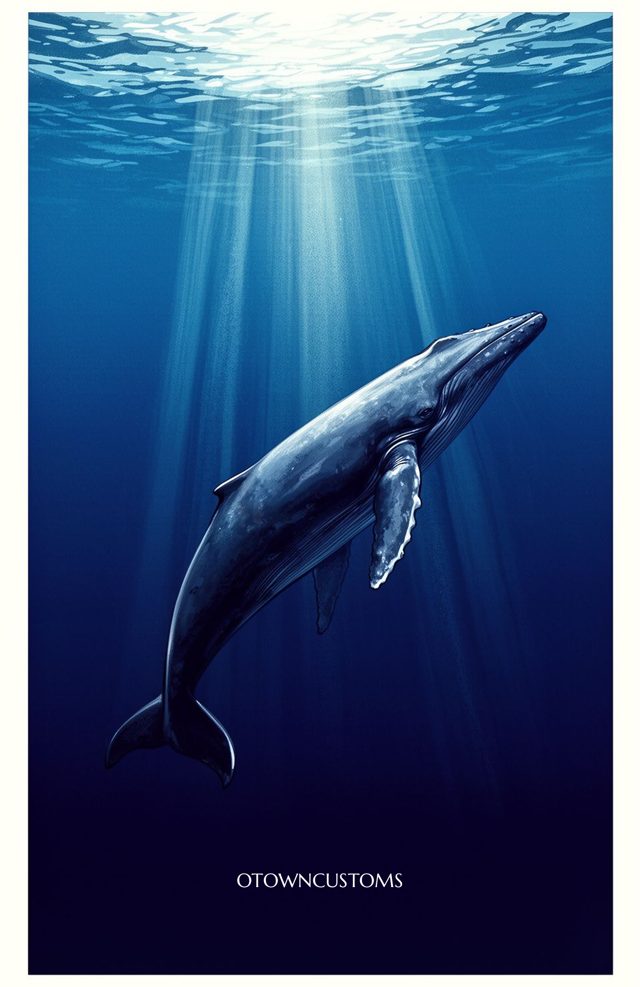 Realistic Underwater Art Ocean Giant