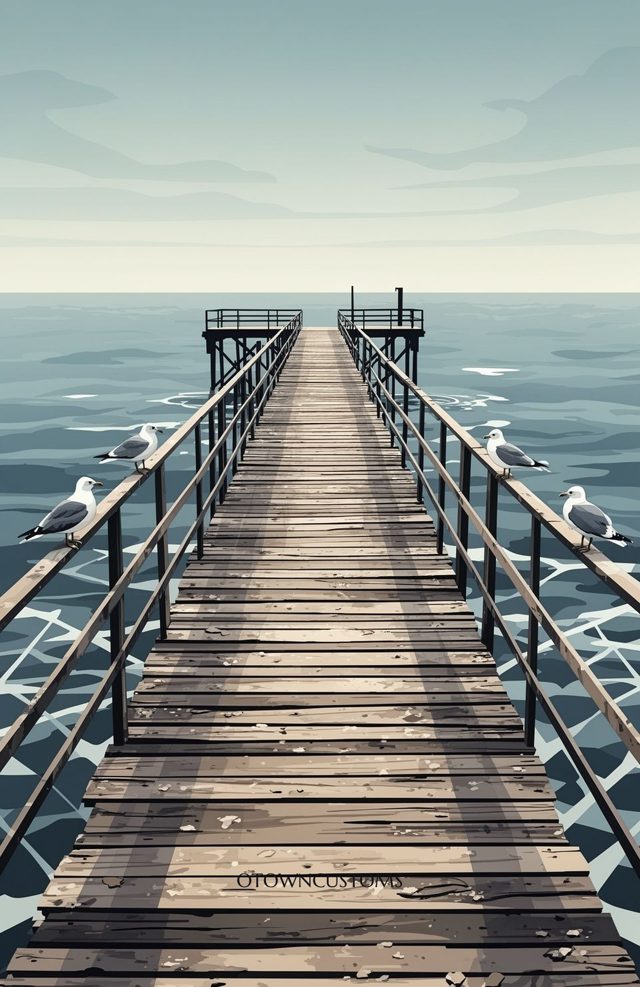 Flat Illustration Coastal Charm