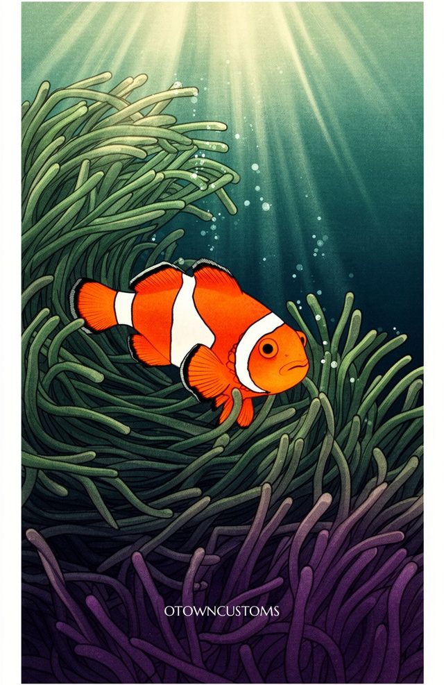 Detailed Illustration Anemone Ocean