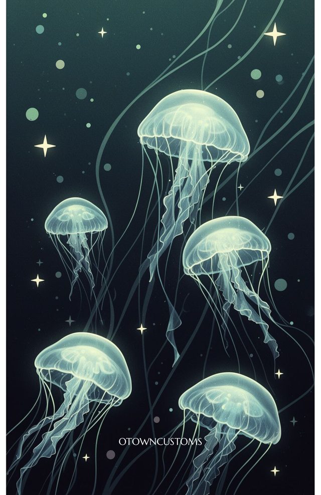 Ethereal Jellyfish Illustration