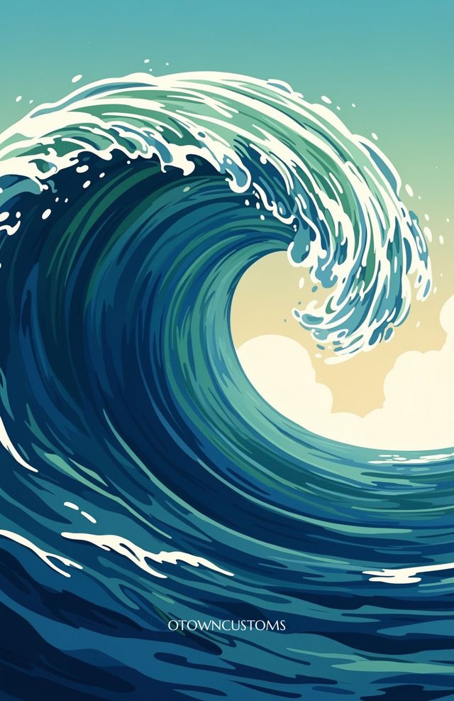 Stylized Ocean Wave