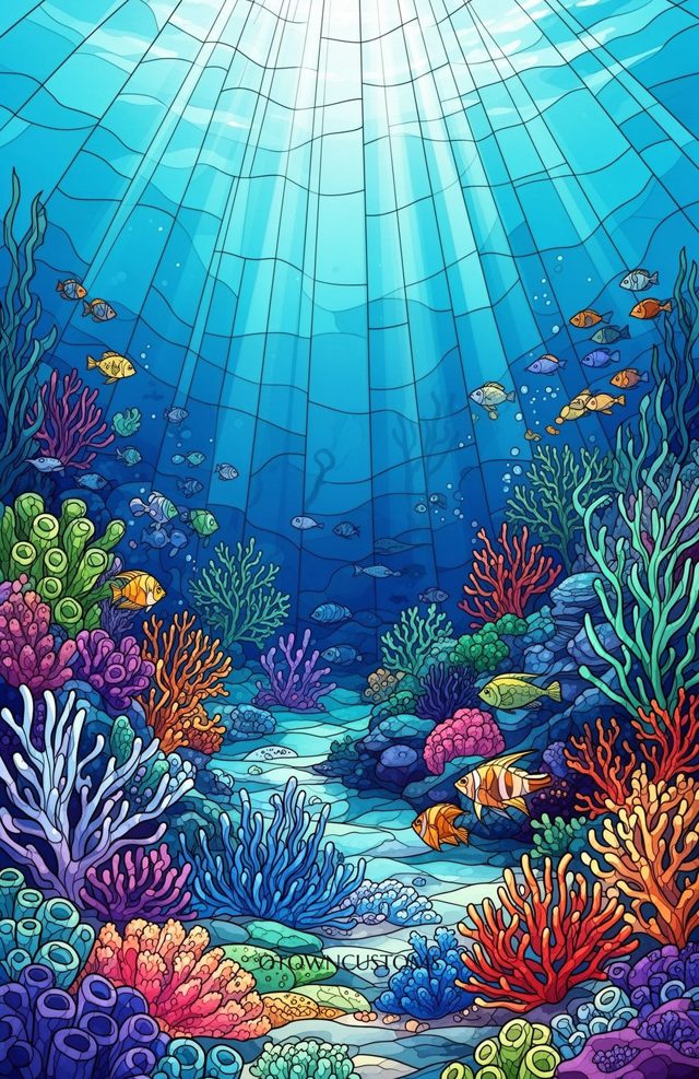 Stained Glass Reef Jewel