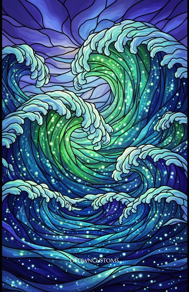 Stained Glass Waves