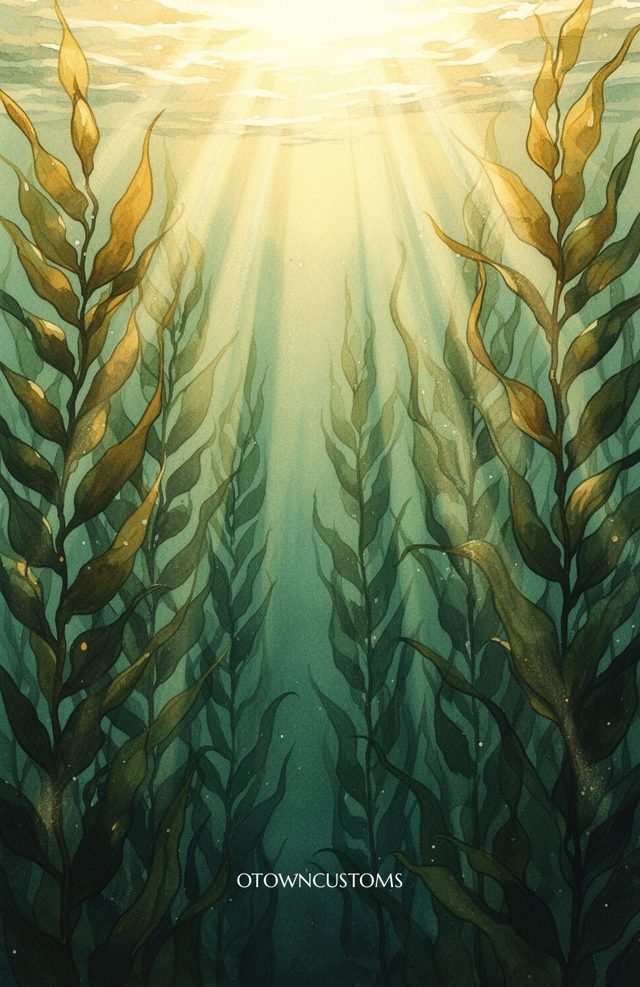 Watercolor Underwater Kelp