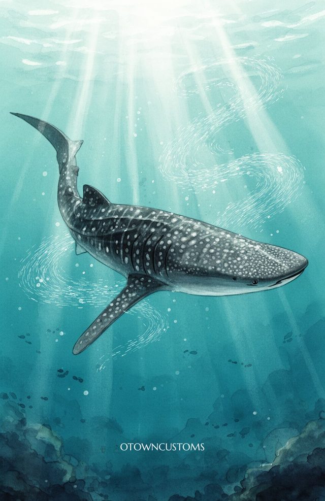 Watercolor Aquatic Gentle Giant