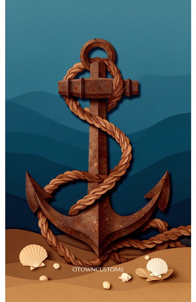Papercut Art Ocean Hold
