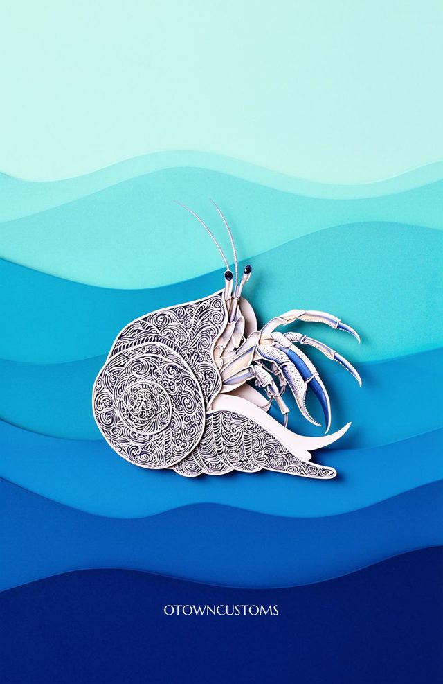 Paper Quilling Tiny Home Ocean Roaming
