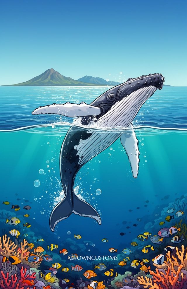 Underwater Humpback Whale Ballet