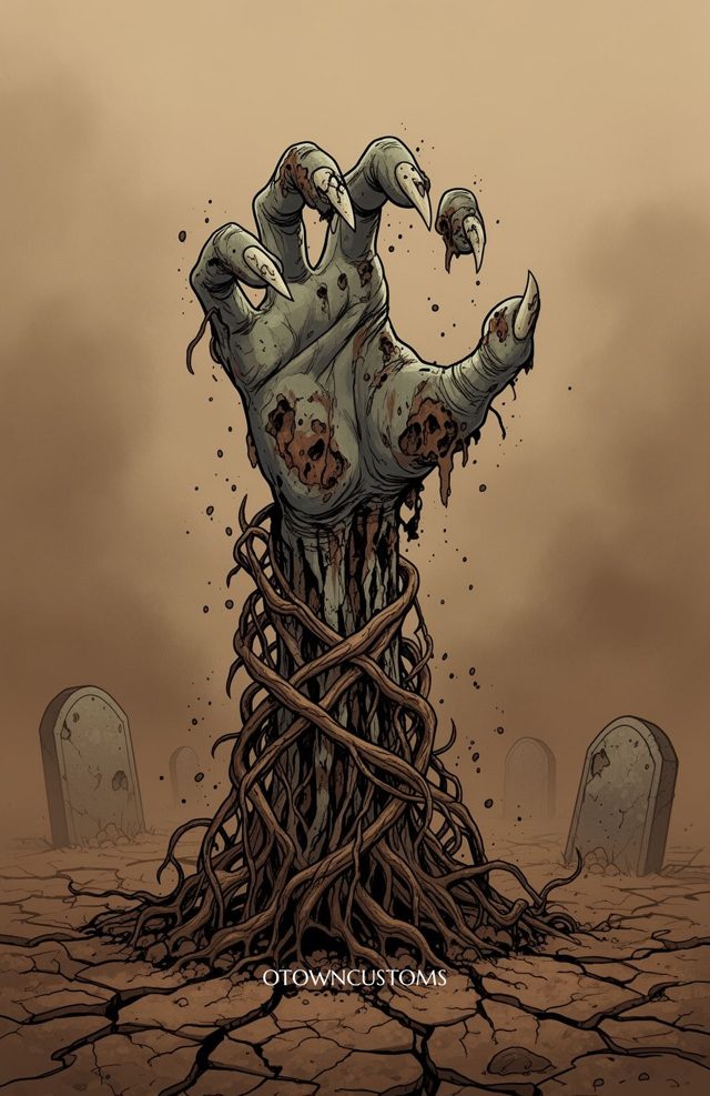 Earthly Embrace Undead Zombie Roots