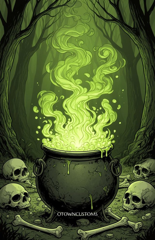 Noxious Wonder Dark Forest Halloween Horror