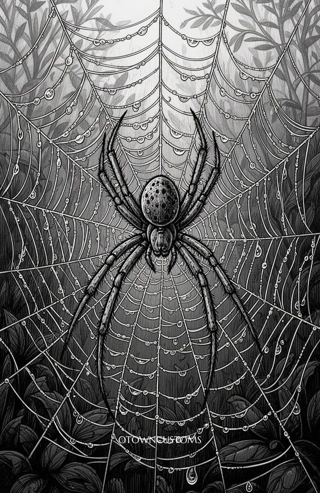 Detailed Spiderweb Dew