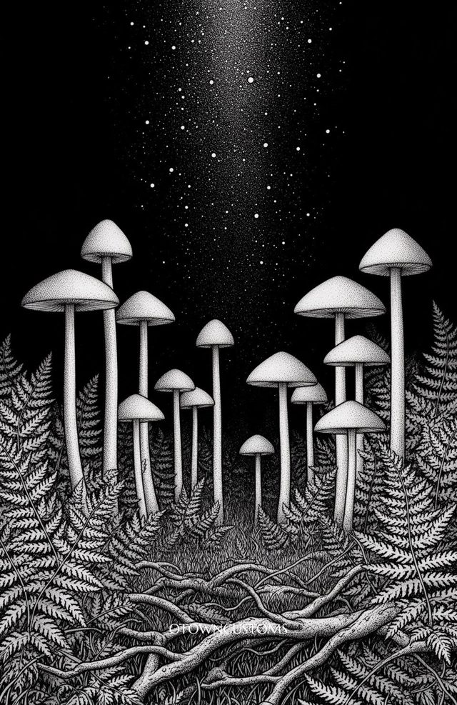 Monochrome Toadstool