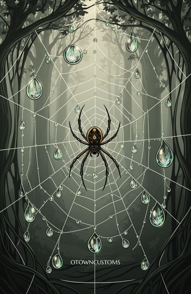 Spooky Spider Web Arachnid