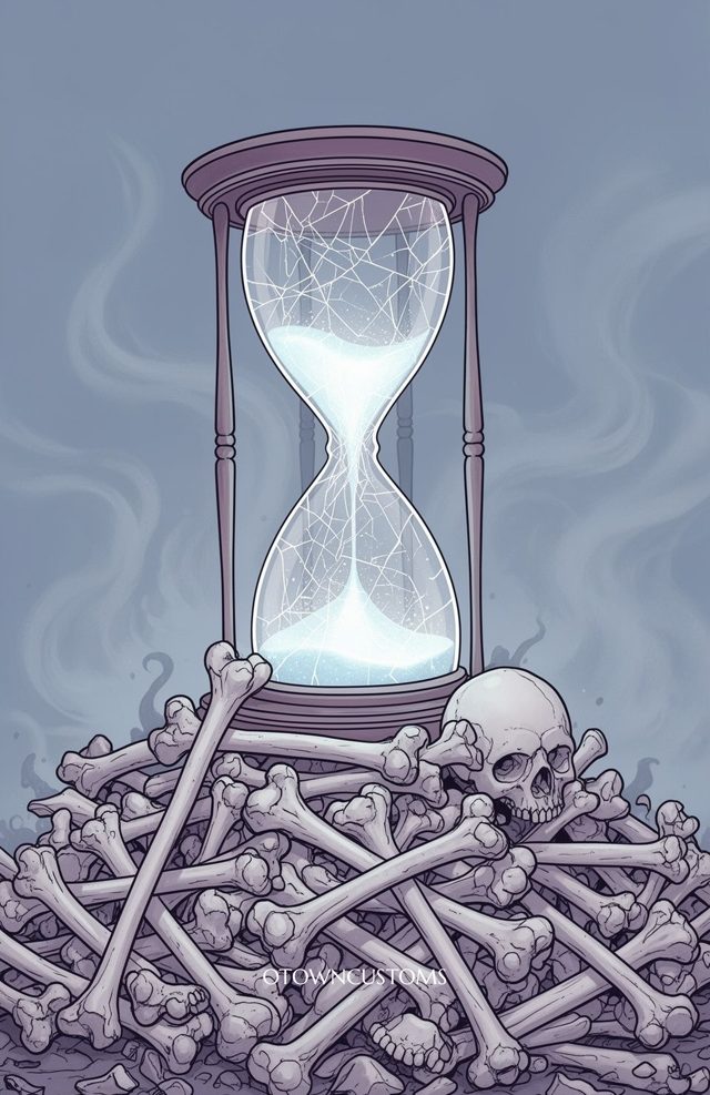 Bones Mark Time Dark Gothic