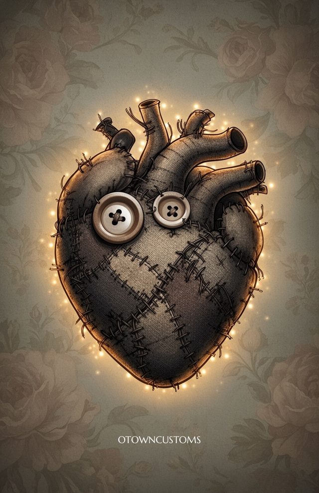 Stitched Heart Ragged