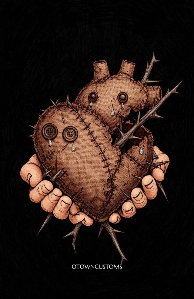 Stitched Heart Gothic