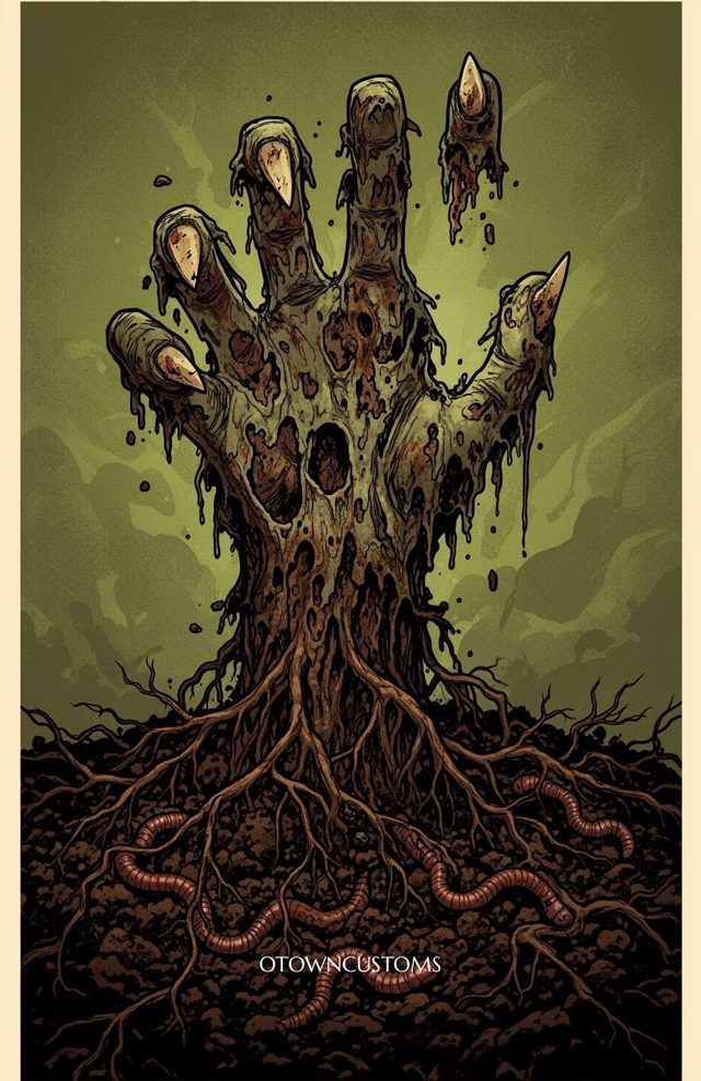 Creepy Zombie Hand Horror