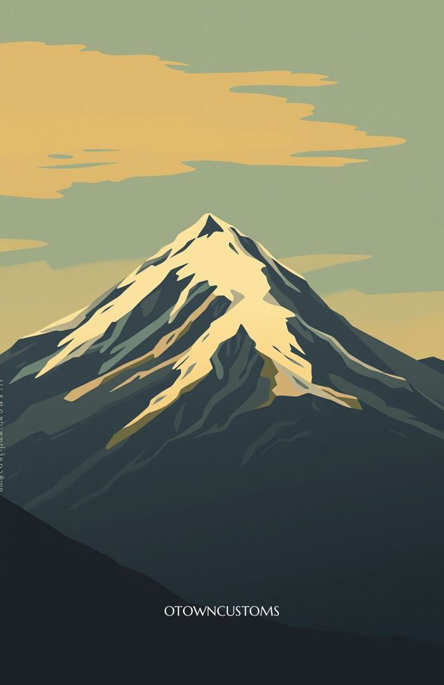 Flat Illustration Simple Landscape