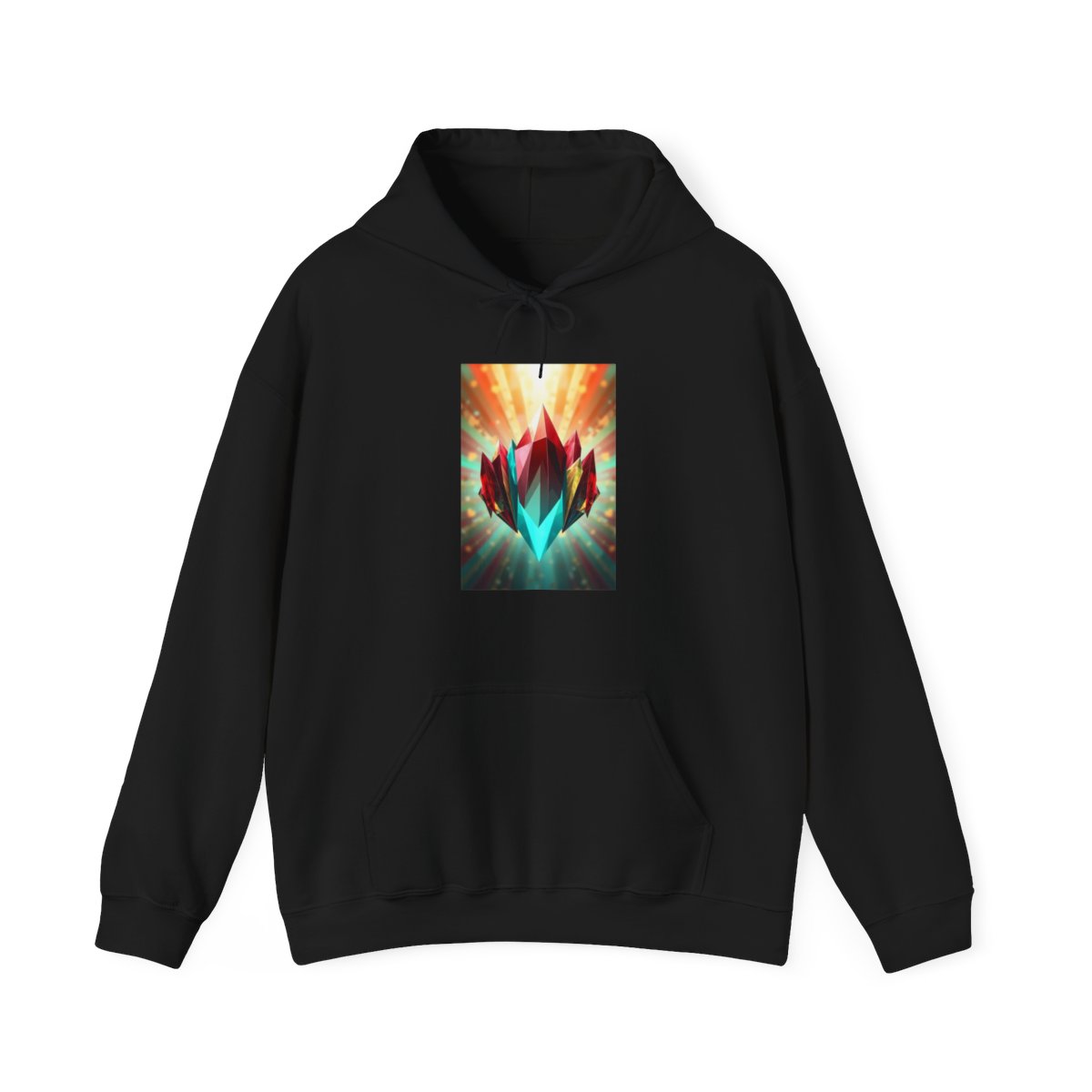 Crystal Burst — Art Hoodie