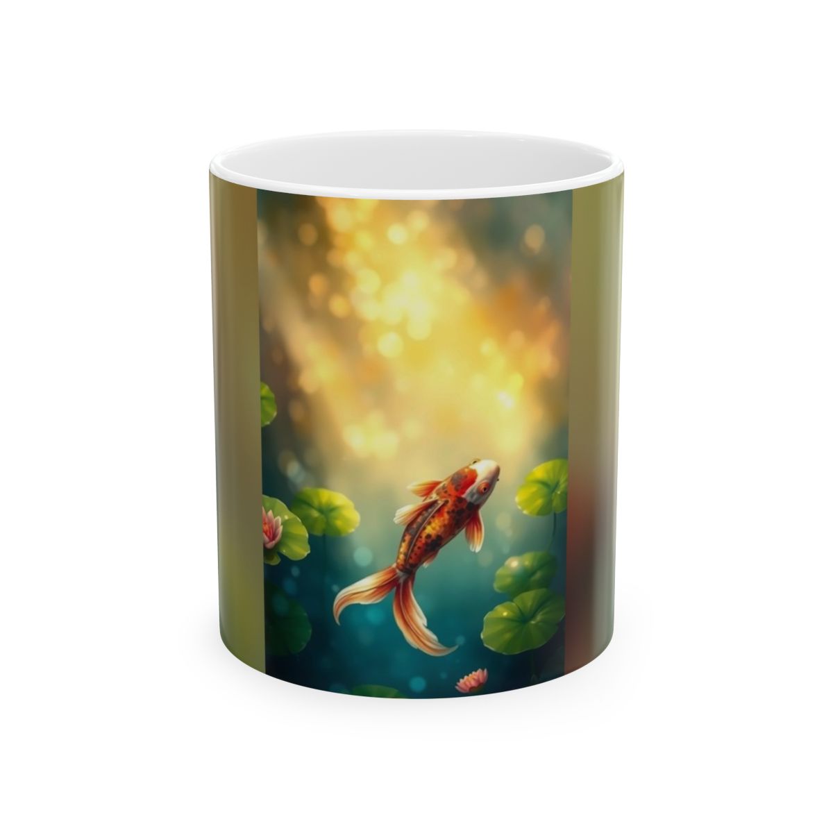 Koi Pond Glow — Art Mug
