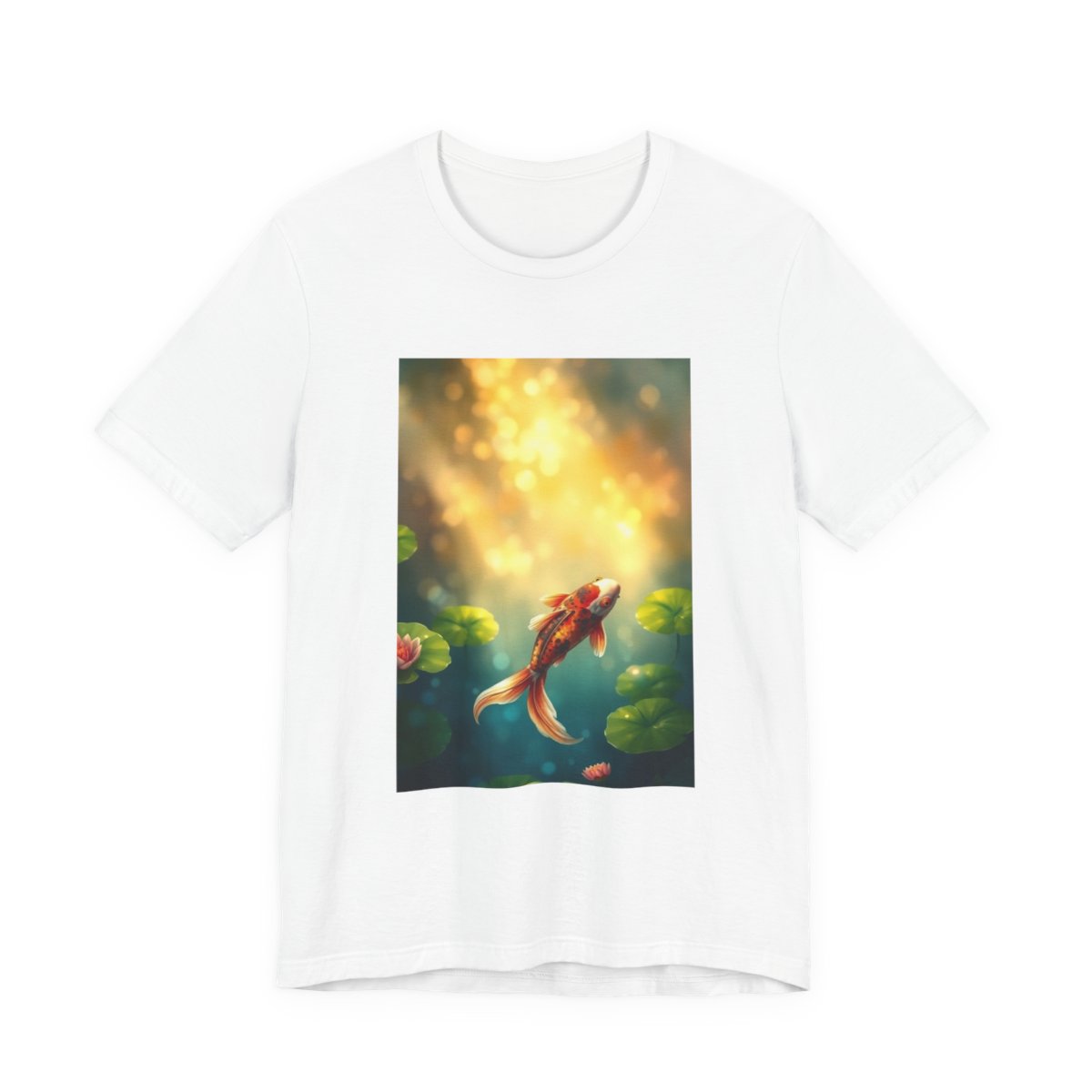 Koi Pond Glow — Art Tee