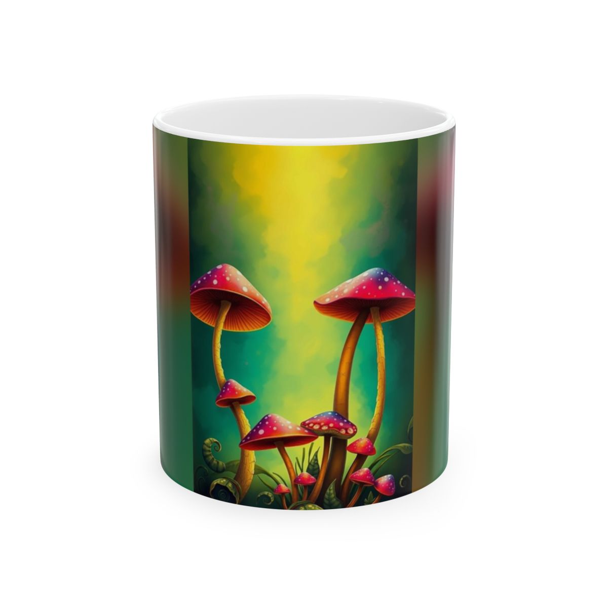 Glowing Mushroom Grove — Art Mug