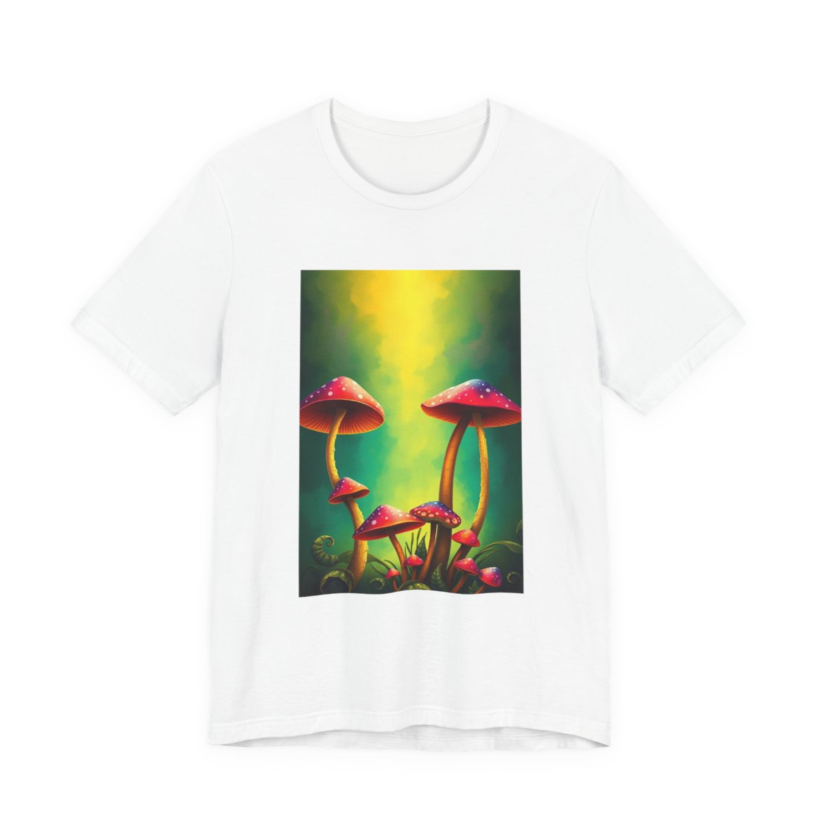 Glowing Mushroom Grove — Art Tee