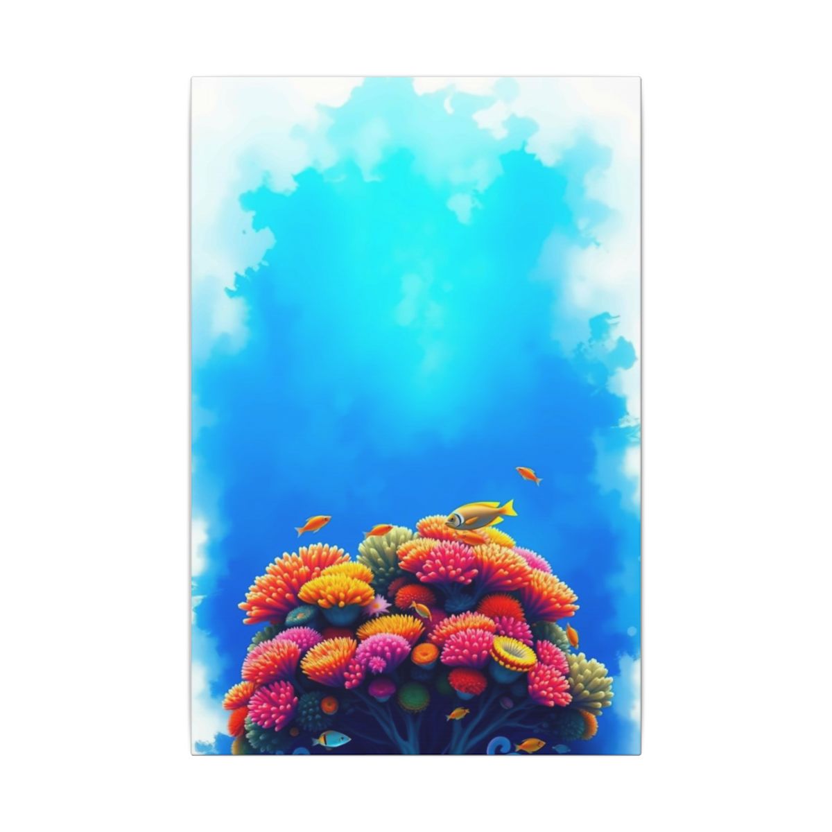 Coral Reef Bloom — Canvas Print
