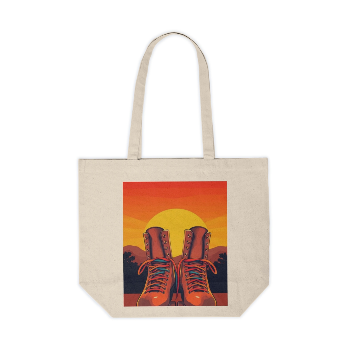 Sunset Roller Skates — Art Tote
