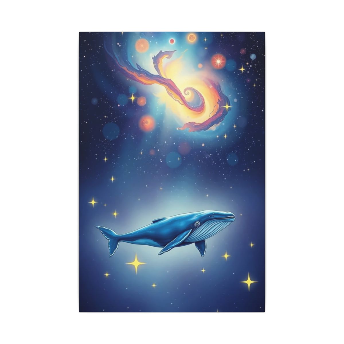 Whale of the Galaxy — Canvas Print