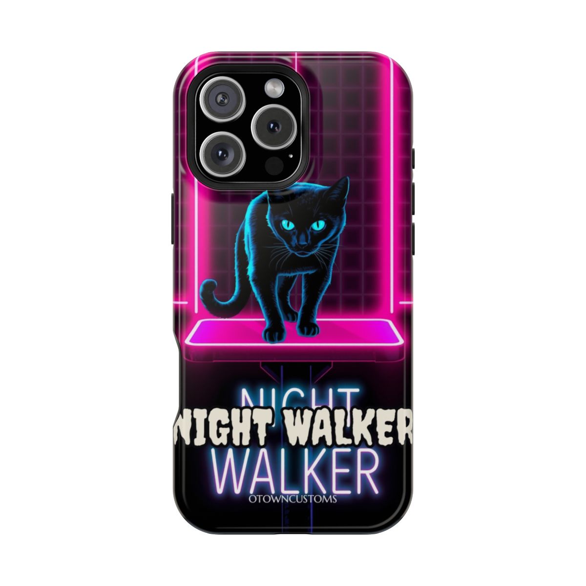 Neon Noir Black Cat