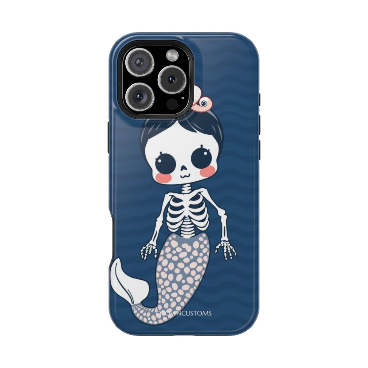Spooky Mermaid Skeleton
