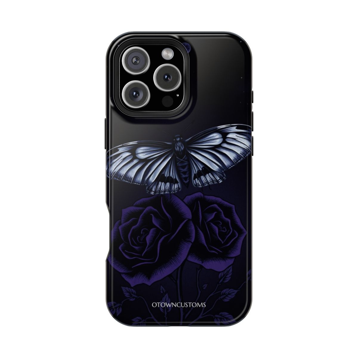 Gothic Moth & Withered Roses