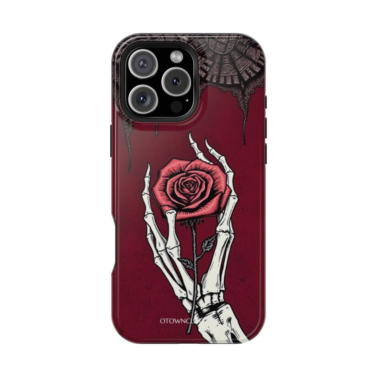 Skull with Last Rose