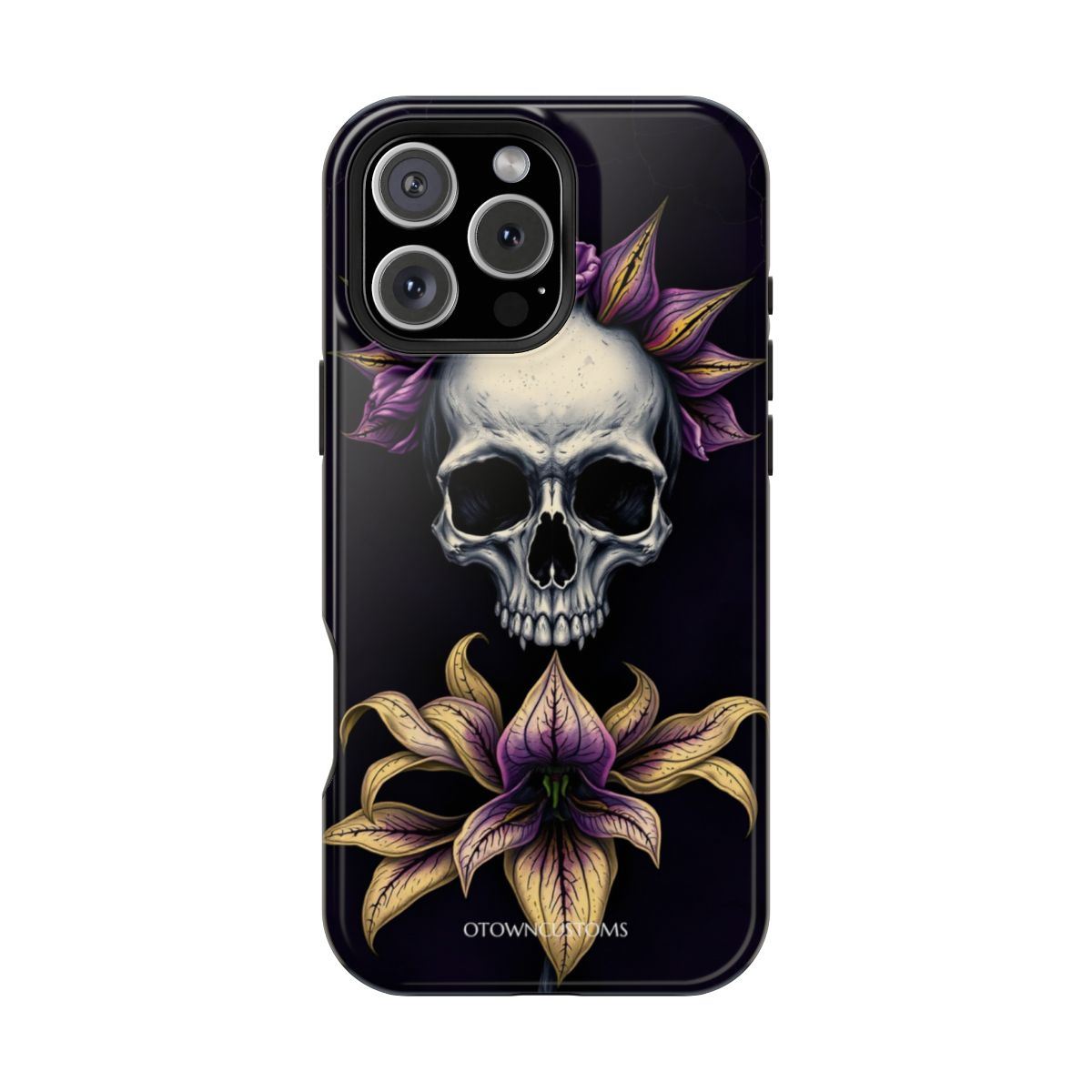 Skull with Wilted Lilies