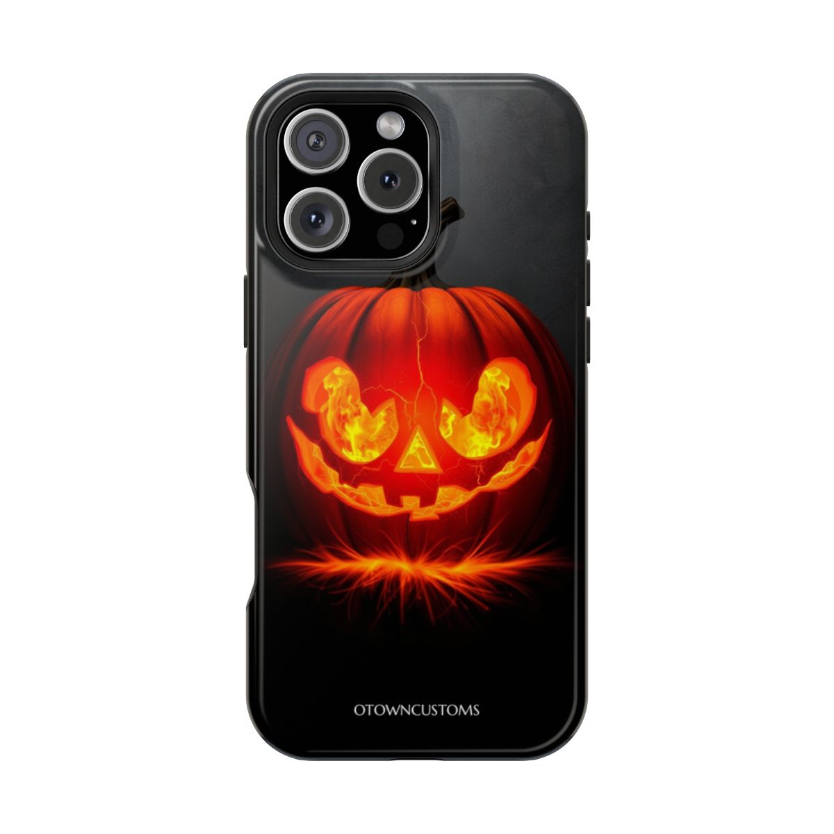 Pumpkin with Glowing Ember Sparks