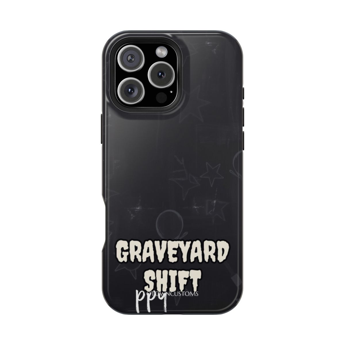 Graveyard Shift Chalkboard Typography