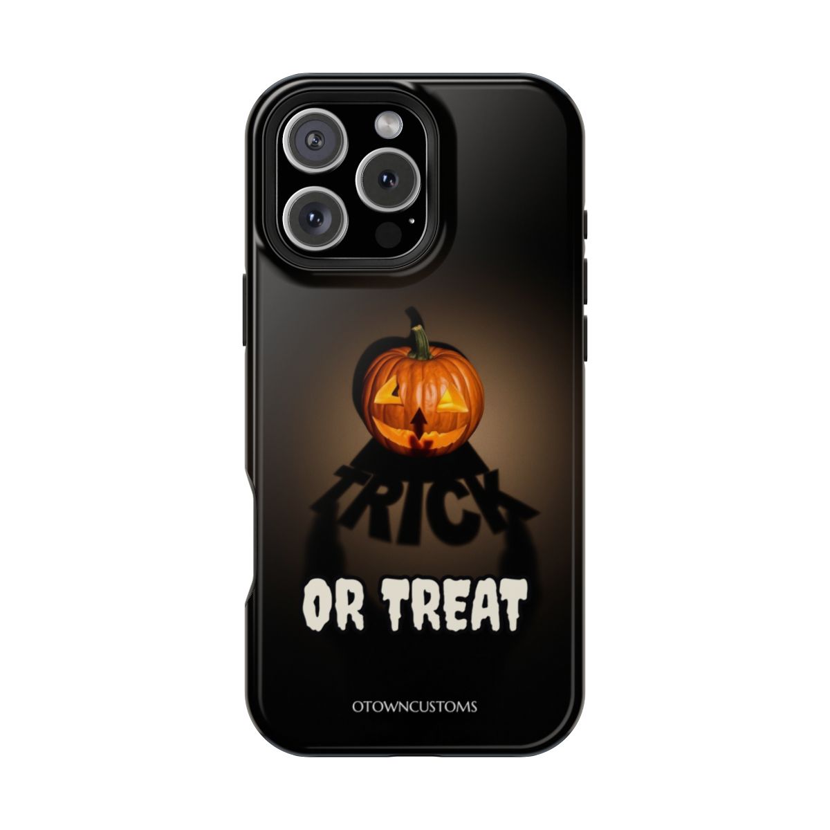 Jack-o-Lantern Grin Glow Typography