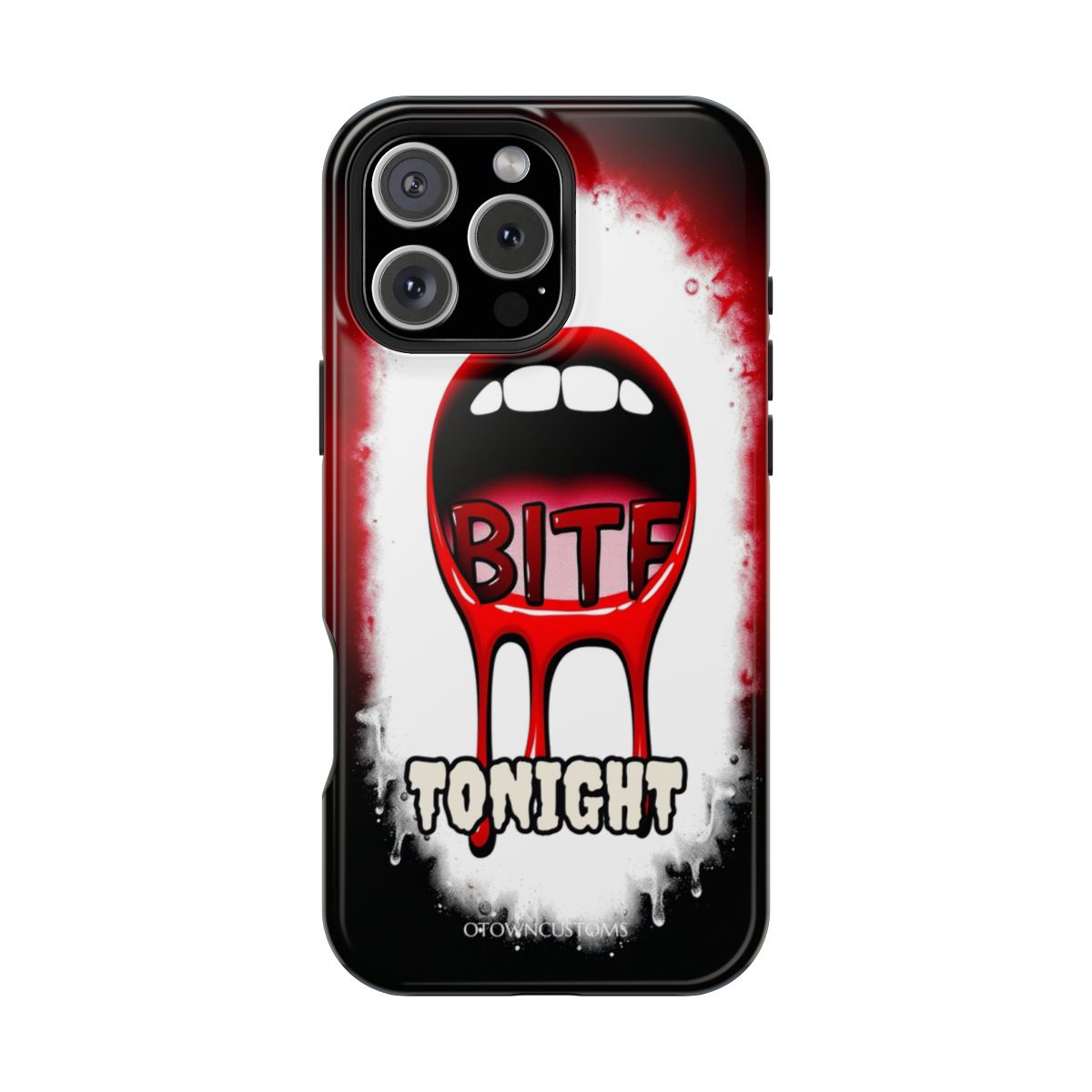Vampire Bite Stencil Typography