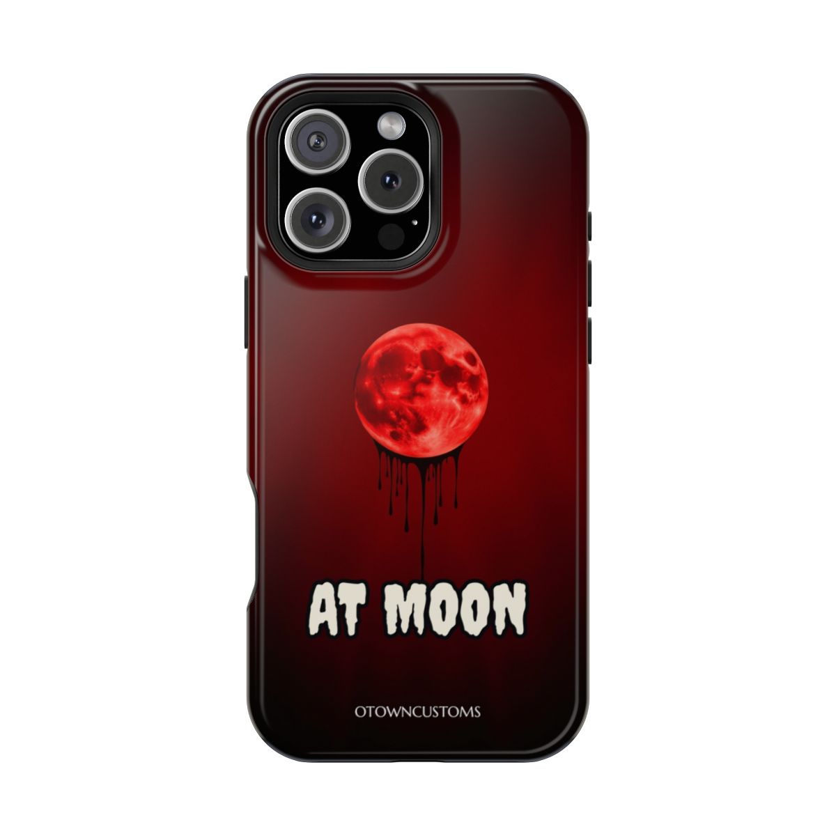 Blood Moon Eclipse Typography