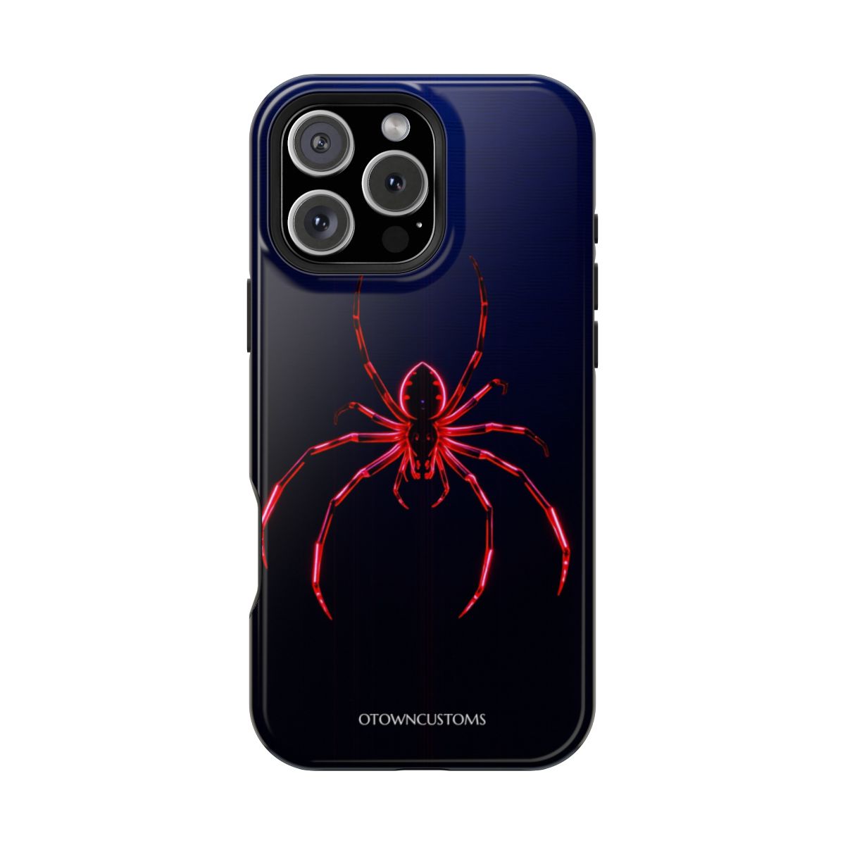 Neon Glitch Spider