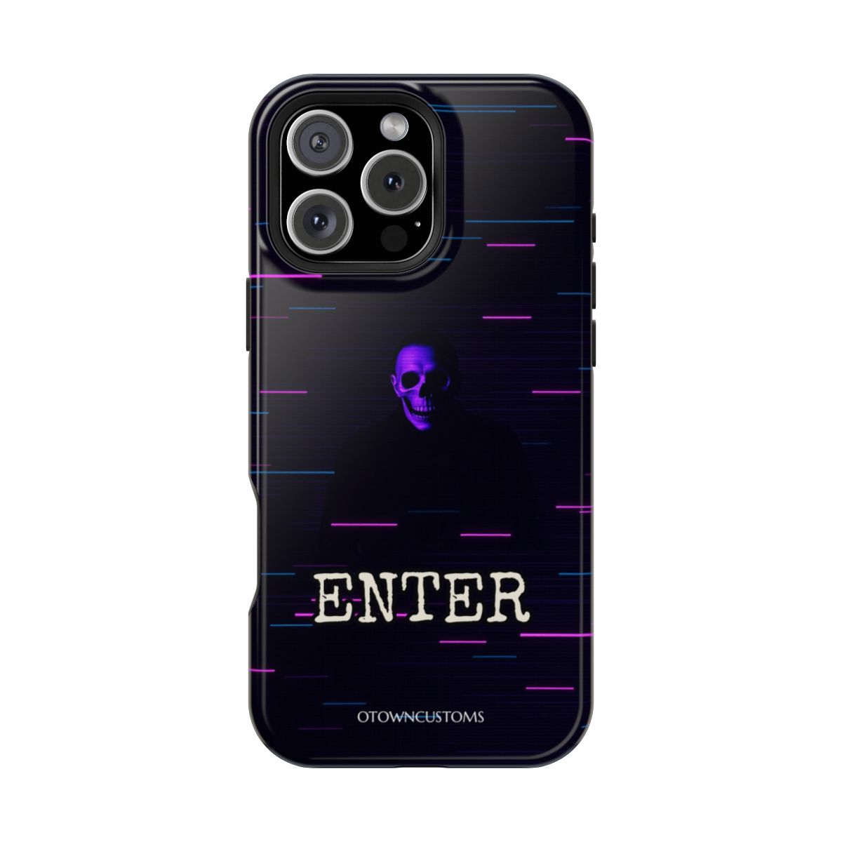 Haunted Neon Door