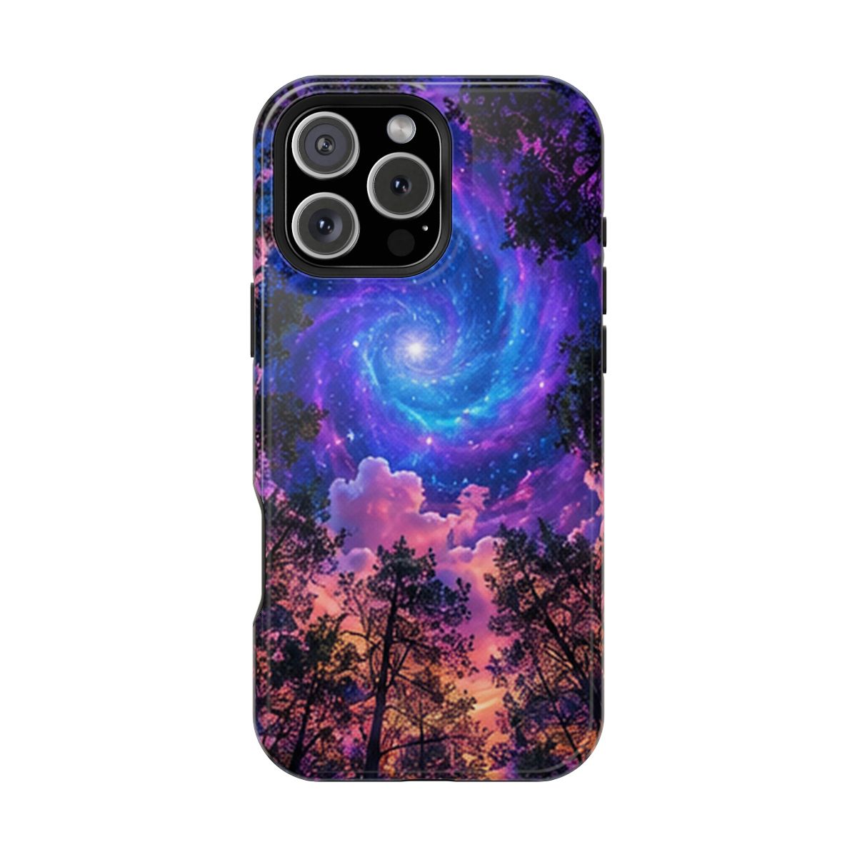 Blue Violet Spiral Sky