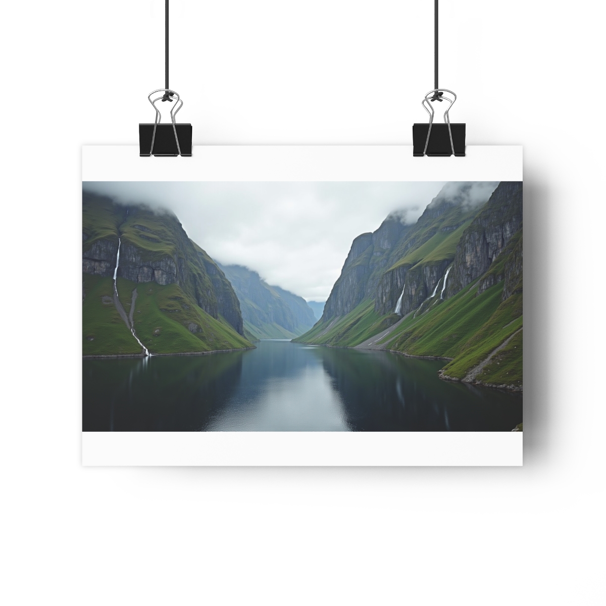 Fjord I — Fine art paper