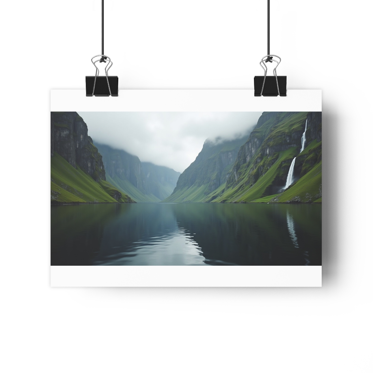 Fjord III — Fine art paper