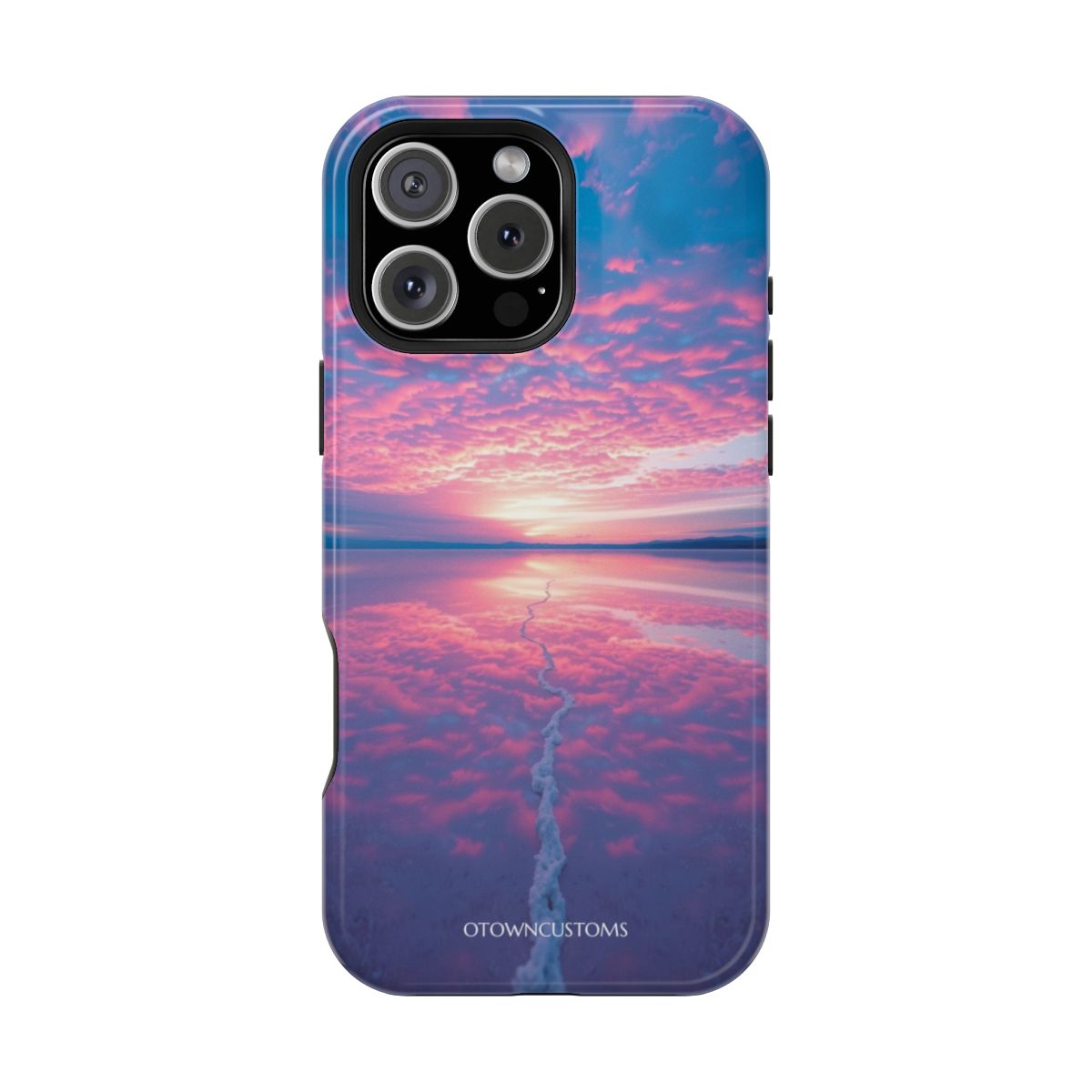 Pink Salt Flat Sunset